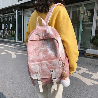 Set: Tie-dye Backpack + Bag Charm
