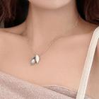 Leaf Pendant Necklace 1 Pc - Gold - One Size