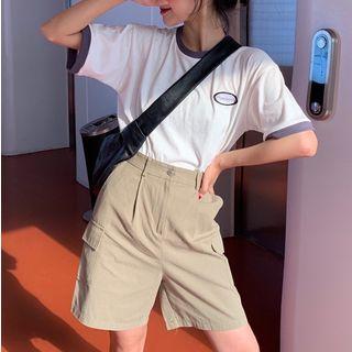 Short-sleeve Ringer T-shirt / Cargo Shorts