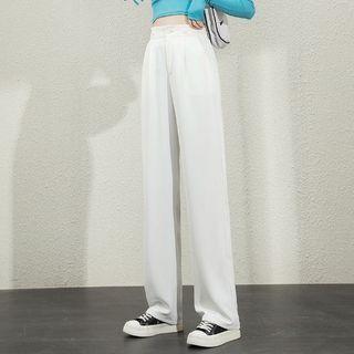 Plain Wide Leg Dress Pants (various Designs)