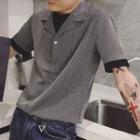 Mock Two Piece Short-sleeve Polo Shirt
