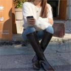 Furry Angora Wool Sweater