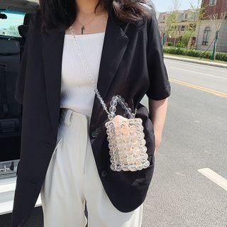 Beaded Bucket Bag As Shown In Figure - One Size
