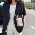 Beaded Bucket Bag As Shown In Figure - One Size