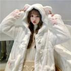 Ear Hooded Toggle Coat