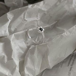 Flower Ring Silver - Size 13