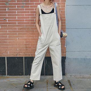 Straight Cut Jumper Pants Almond - One Size
