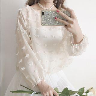 Set: Applique Pullover + Camisole