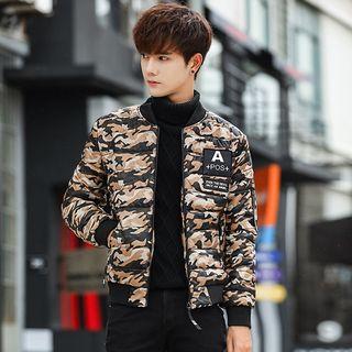 Camouflage Printed Padded Jacket