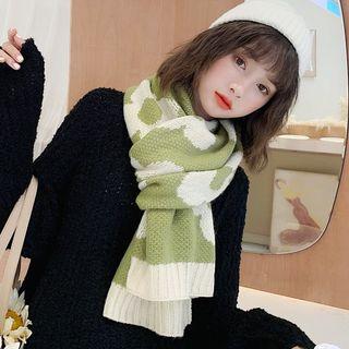 Jacquard Knit Scarf
