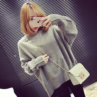 Plain Long Sweater