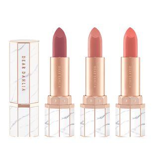 Dear Dahlia - Lip Paradise Intense Satin Trio: #808 Megan + #809 Kate + #810 Lucy 3pcs
