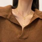 Star Necklace X461 - Gold - One Size