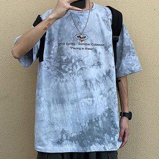 Printed Tie-dye Oversize Tee