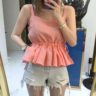 Elastic Waist Tank Top