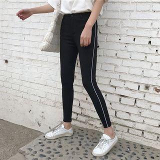 Contrast Piping Leggings