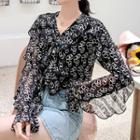 Long-sleeve All-over Print Top