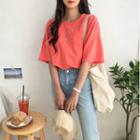 Loose-fit Cotton T-shirt In 12 Colors