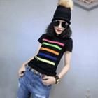 Short-sleeve Zip-accent T-shirt