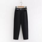 Fray Hem Distressed Slim-fit Jeans