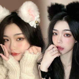 Faux-fur Car-ear Hair Band