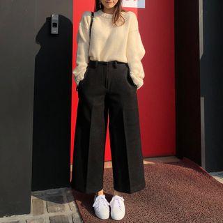 Wide-fit Dress Pants