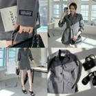 Two-button Tag-patched Blazer