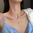 Layered Necklace Set Of 3 - As Shown In Figure - One Size