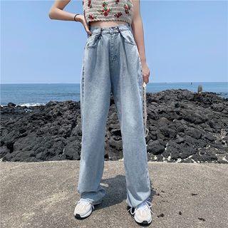 High-waist Demin Pants