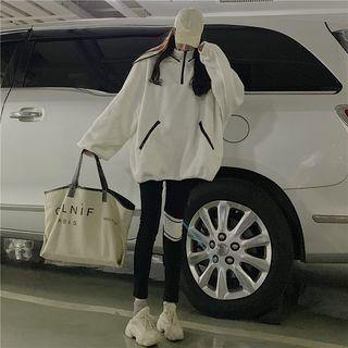 Half-zip Hooded Pullover / Leggings