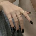 Set Of 7: Ring Dj164 - One Size