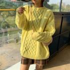 Cable-knit Sweater - 3 Colors