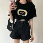 Short-sleeve Printed T-shirt / Leopard Print Pants