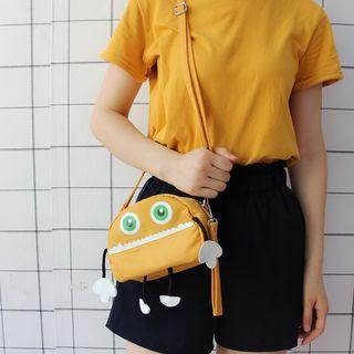 Nylon Cute Monster Crossbody Bag
