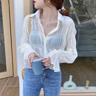 Ruffle Trim Top