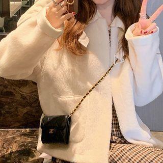 Buckled Fluffy Jacket