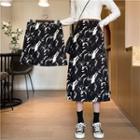 Cracking Pattern Skirt