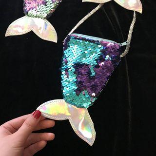 Sequined Mermaid Tail Crossbody Bag