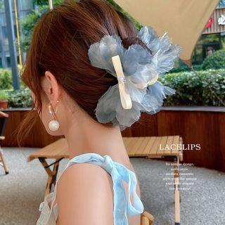 Rhinestone Floral Hair Claw