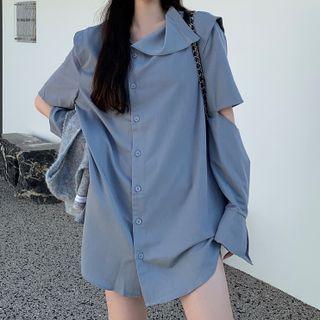Elbow Cutout Shirt / Sweater Vest