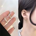 Geometric Alloy Swing Earring 1 Pair - Earring - Silver - One Size
