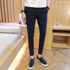 Slim-fit Plain Tapered Pants