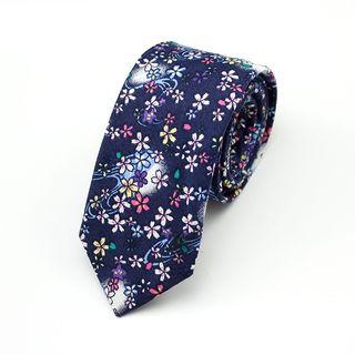 Floral Neck Tie (6cm) Pd30 - One Size