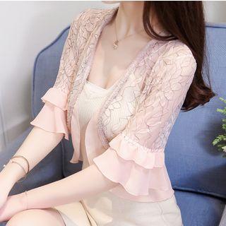 Short-sleeve Lace Jacket