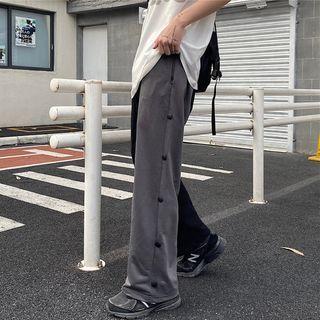 High-waist Two-tone Sweatpants