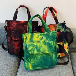 Tie-dye Crossbody Tote Bag