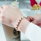 Faux Pearl Alloy Bracelet