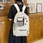 Lettering Cherry Embroidered Backpack