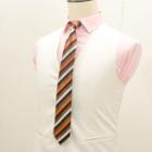 Pre-tied Neck Tie (7cm) Orange - One Size