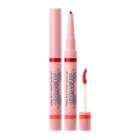 3 Concept Eyes - Studio Velvet Cream Lip & Pencil (coral Moon) 3.2g + 0.2g